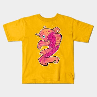 cute pink koi fish Kids T-Shirt